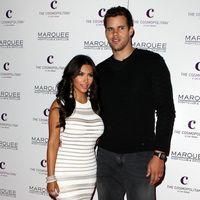 Kim Kardashian and Kris Humphries - Kim Kardashian celebrates her birthday at Marquee Nightclub